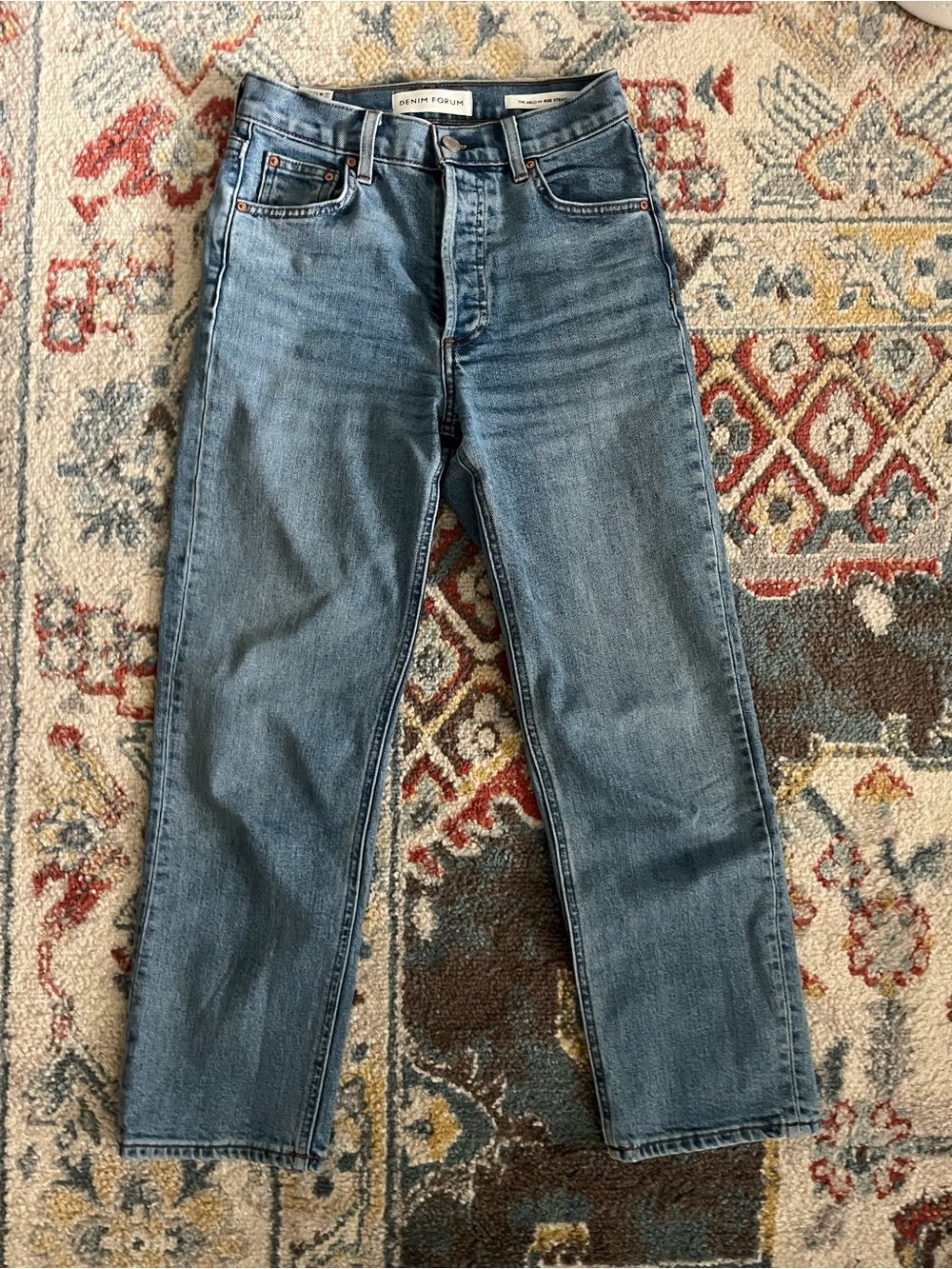 Denim Forum Arlo Straight Leg Jean 28” inseam